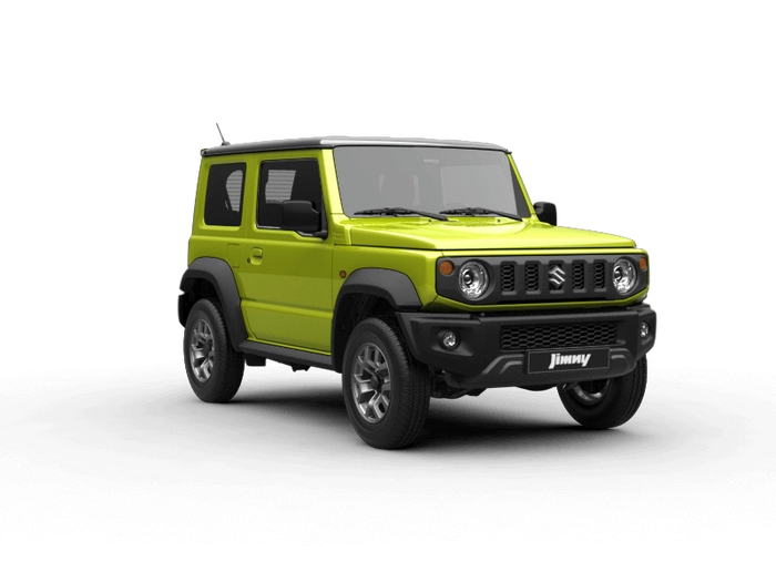 Suzuki All New Jimny Kinetic Yellow + Bluish Black Pearl